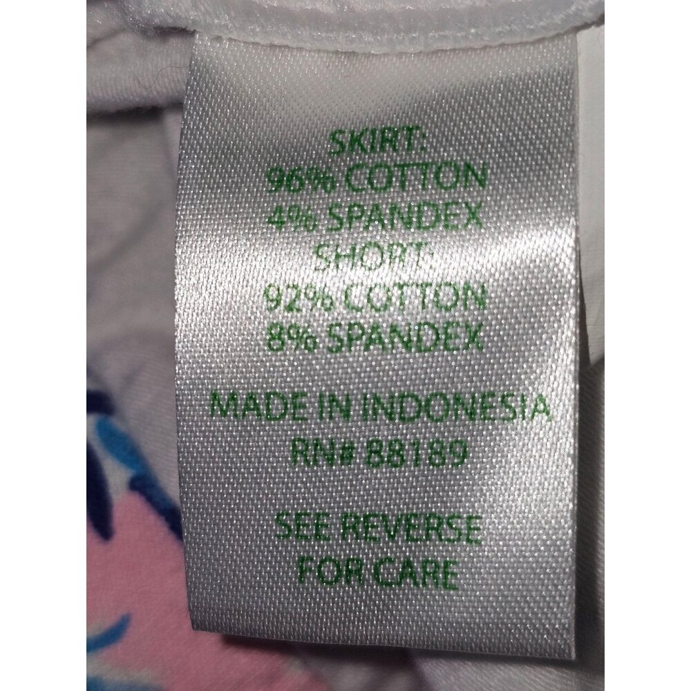 Lilly Pulitzer Women's Madison Blue & Pink Floral Skort Size S 079 - Picture 7 of 16